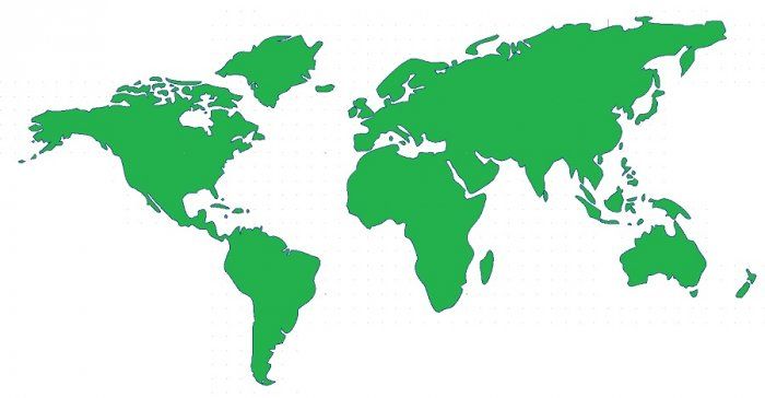 Карта мира DXF для лазерной резки из металла